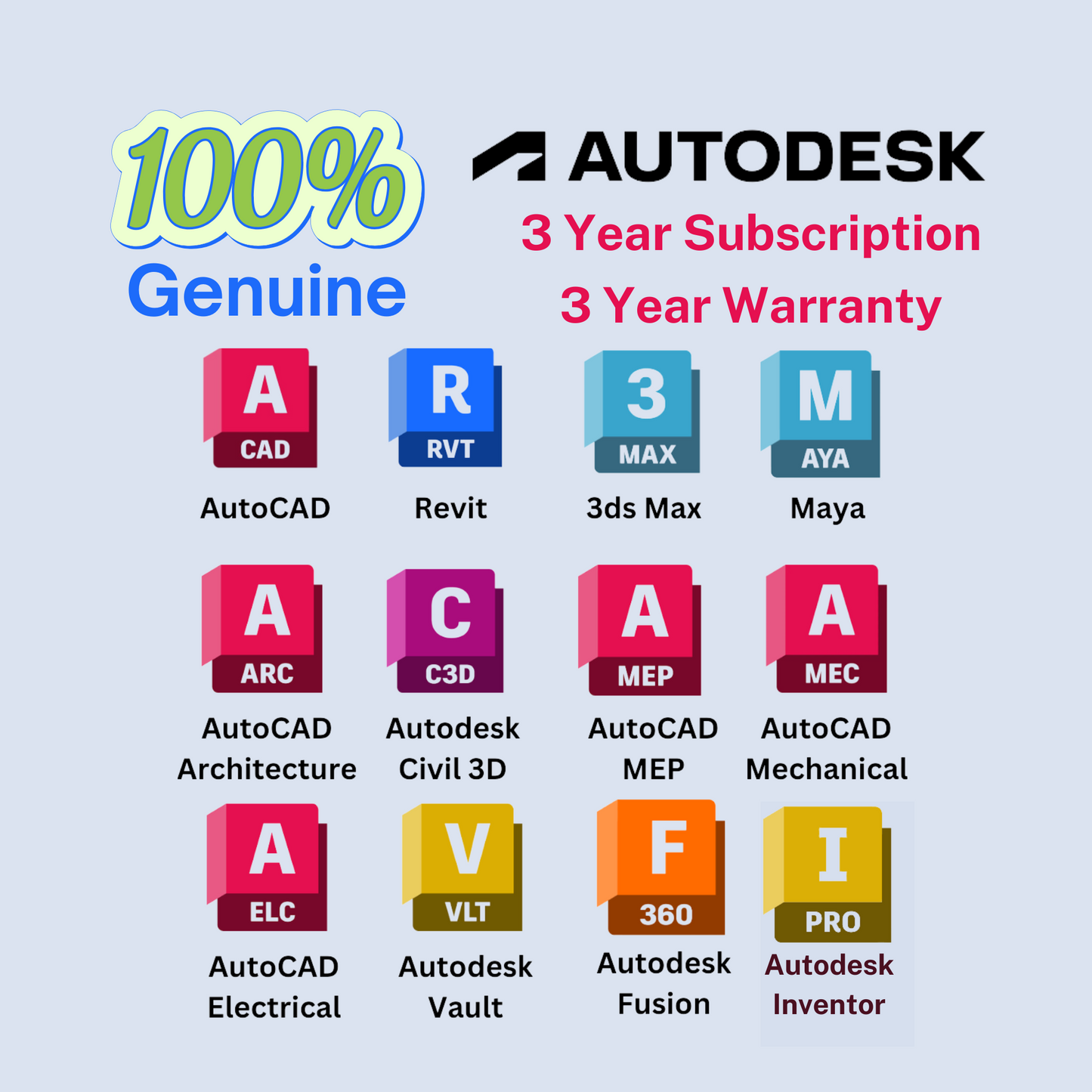 Autodesk Apps - 3 Year Subscription
