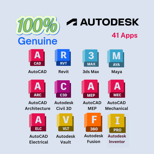 All Autodesk Apps Bundle Full Access Including AutoCAD, Revit, MEP, Fusion 360, BIM, Navisworks and More